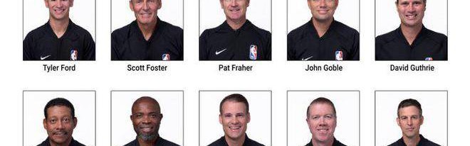 NBA官方公布东西决裁判名单：福斯特+托尼兄弟领衔